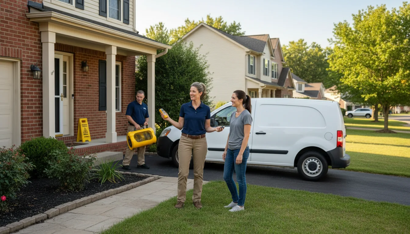 Water restoration image for Water Damage & Restoration Services in Pomeroy, OH